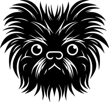 Affenpinscher - Minimalist and Flat Logo - illustration vector