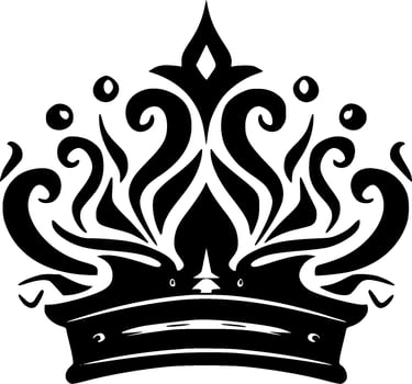 Crown - Minimalist and Flat Logo - illustration vector