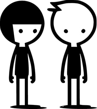 Friends - High Quality Logo - illustration ideal for T-shirt graphic vector