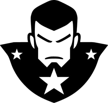 Military - Minimalist and Flat Logo - illustration vector
