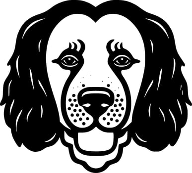 Poodle, Minimalist and Simple Silhouette - illustration vector