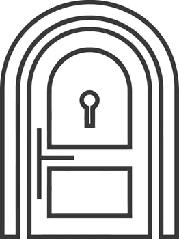 Door icon illustration vector