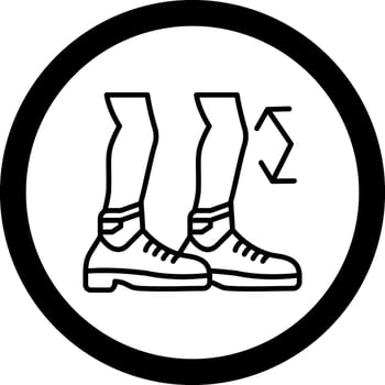 Bending Circle Icon vector