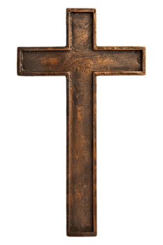 Memorial Cross Isolated on transparent Background png