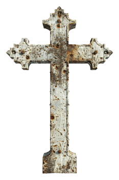 Memorial Cross Isolated on transparent Background png