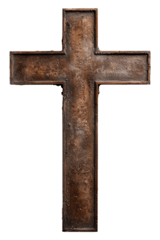 Memorial Cross Isolated on transparent Background png