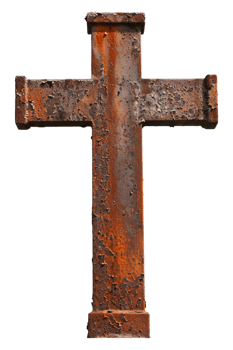 Memorial Cross Isolated on transparent Background png