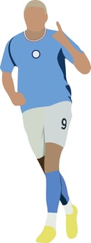football team match shirt- vector