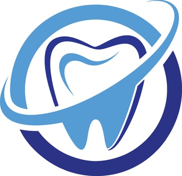 Dentist logo or icon vector