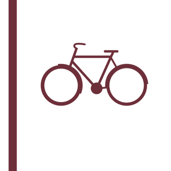 Bike path poster design. Bike path sign png