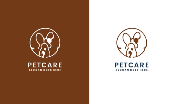 Animal and Pet Logo Design Template Pro . vector
