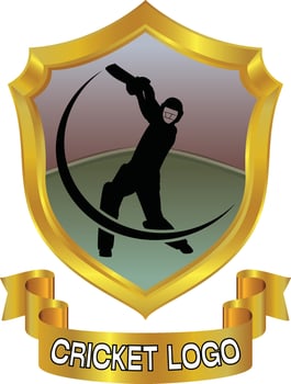 Cricket Sport Logo Design vector