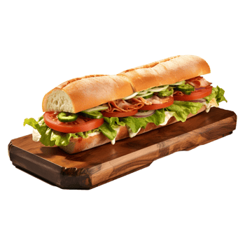 Tasty Sandwich with Lettuce, Tomatoes, and Meat png