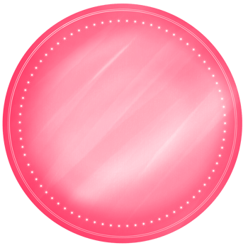 minimal cute red circle label png