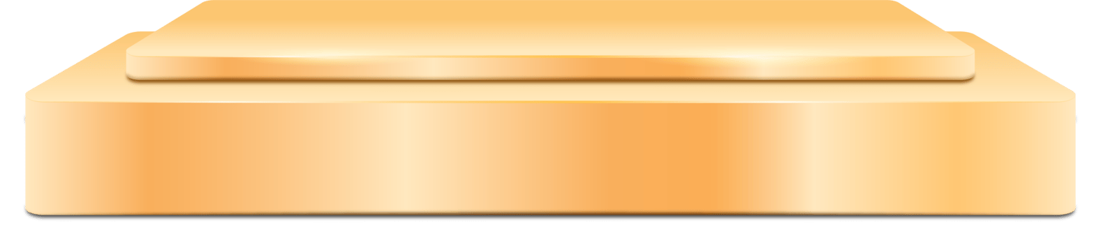 3d luxury golden podium png