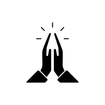 faith concept line icon. Simple element illustration. faith concept outline symbol design. vector