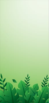 natural green leaf background vector