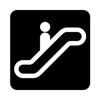 Escalator icon sign png