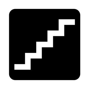 Stairs icon sign png