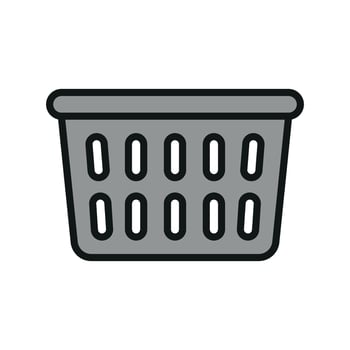 Laundry basket icon design templates simple and modern vector