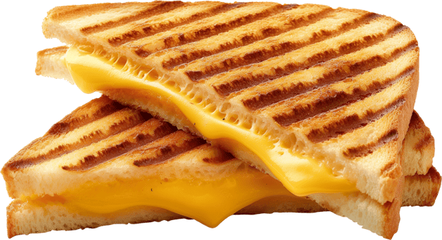 Burrito Food isolated - Grilled Sandwich with Cheese illustration png