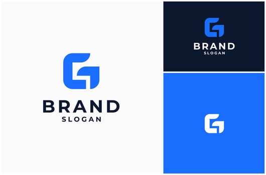 Initial Letter G Arrow Growth Business Accounting Finance Success Logo Design Illustration vector