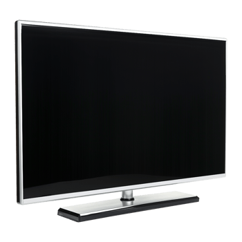 Modern television isolated on transparent background png