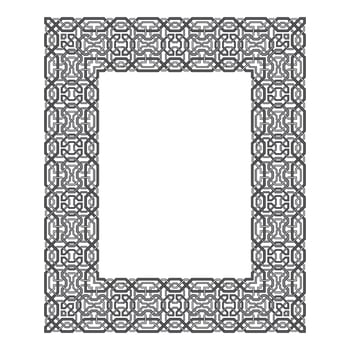 Vintage traditional realistic black and color frames set on white background isolated illustration vector