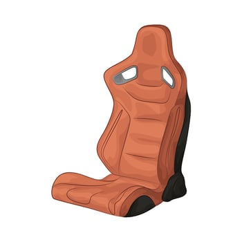 Illustration of car seat vector
