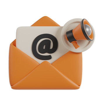 Email Marketing 3D Icon. Email Promotion 3D Icon png