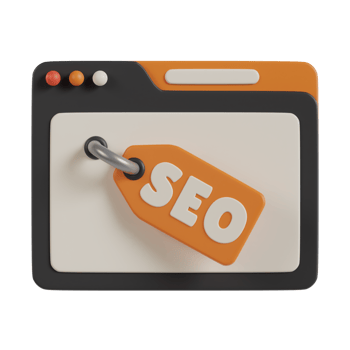 Seo Tag 3D Icon. Seo Specialist 3D Icon png