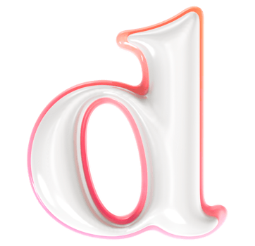 d Font 3D Rendering png