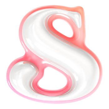 s Font 3D Rendering png