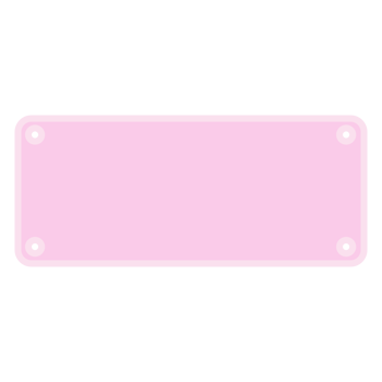 pink blank sign png