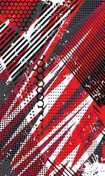 Abstract geometric sharp lines background for car wrap stickers and sports jersey fabric vector