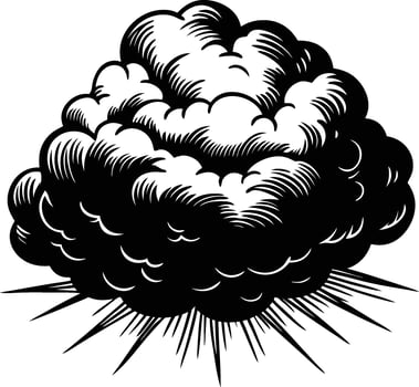 Artwork of cloud vector