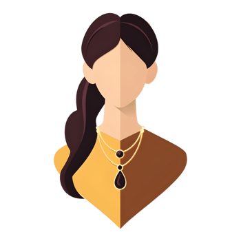 Fashion Designer colored flat icon against transparent background png
