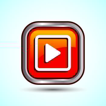 Play Icon Button Design Illustration. vector