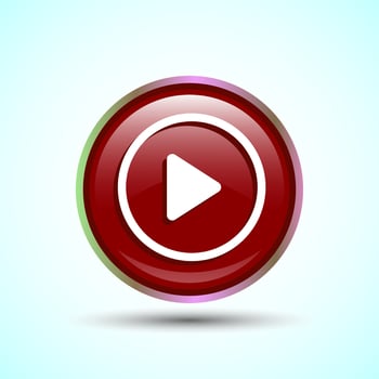 Play Icon Button Design Illustration. vector