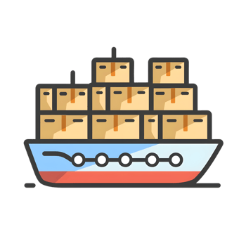 Free shipping icon against transparent background png