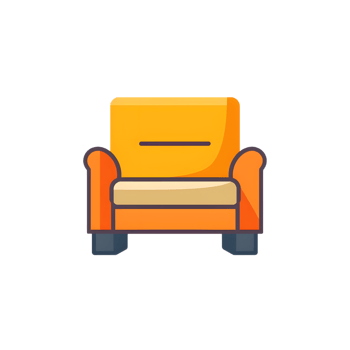 Furniture icon against transparent background Generated by Ai png