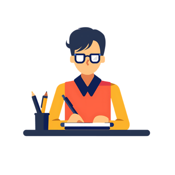 Graphic Designer icon against transparent background Generated by Ai png