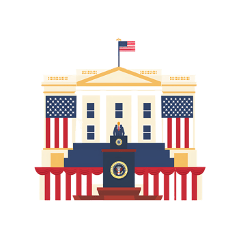 Inauguration icon against transparent background Generated by Ai png