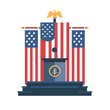 Inauguration icon against transparent background Generated by Ai png