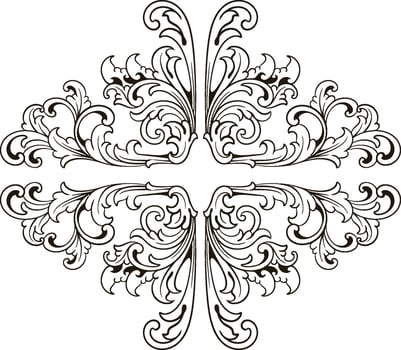 Floral Ornament Element vector