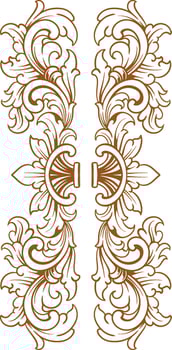 Floral Ornament Element vector