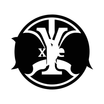 dyslexia silhouette logo icon design black and white vector