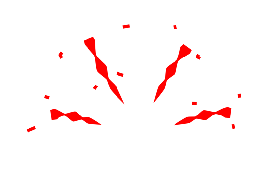Firework party decoration png