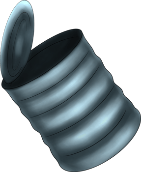 Textured Food Can Waste png