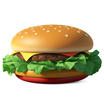National Cheeseburger Day isolated on transparent background png